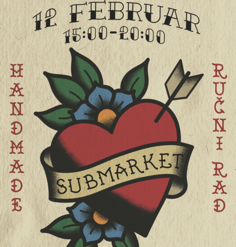 Submarket – događaj za sve ljubitelje umetnosti, ručnog rada i autentičnih proizvoda – 12. februar