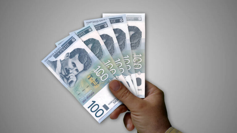 Zvaničan kurs dinara prema evru za 26. januar