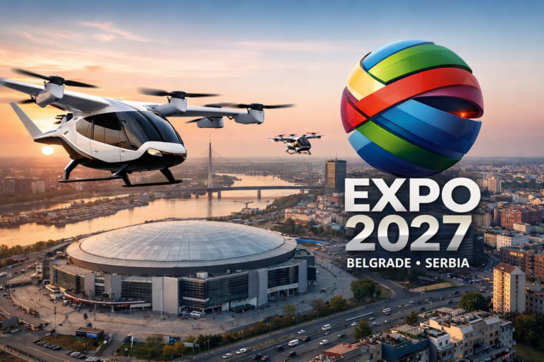Srbija ulazi u eru vazdušnog prevoza: električni taksiji stižu do EXPO 2027
