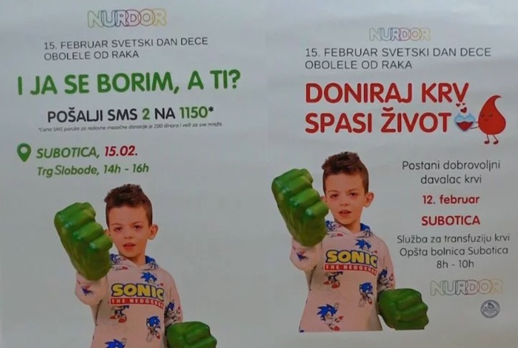 Subotica će obeležiti 15. februar – Dan podrške deci oboleloj od raka