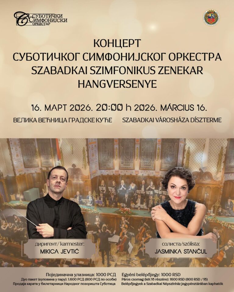 Koncert Jasminke Stančul sa Subotičkim simfonijskim orkestrom