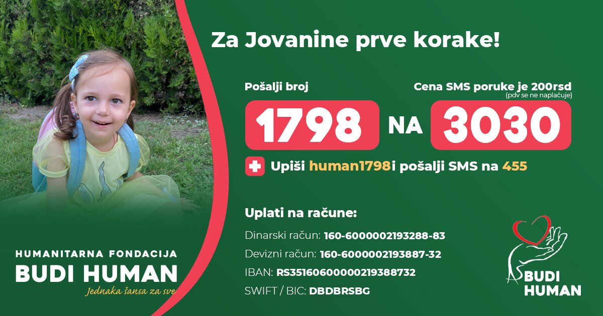 Humanitarni koncert za Jovanu Trlaić ujedinio Subotičane