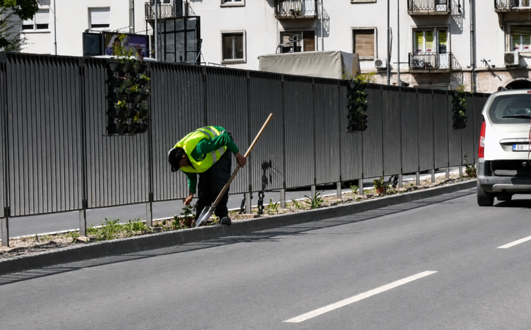Ozeljenjavanje ograde od raskrsnice kod “Patrije” do podvožnjaka