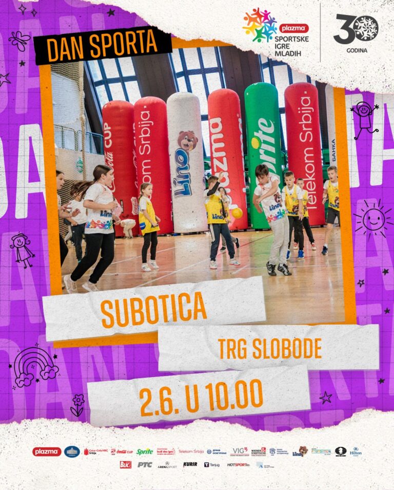 „Plazma Sportske igre mladih – Dan sporta“ u Subotici