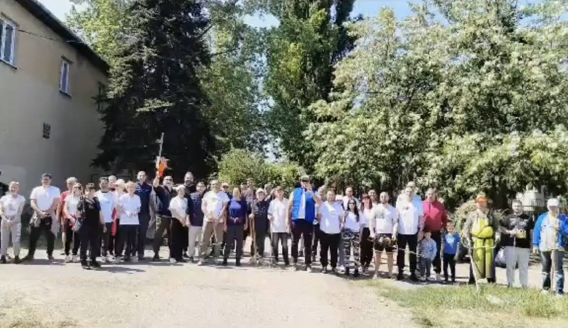 (VIDEO) Aktivisti GrO SNS Sombor u akciji uređenja 